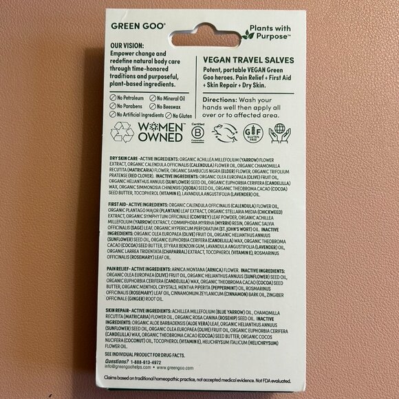 Green Goo | Everyday Essential Travel Salves | Plants with Purpose - Picture 5 of 6